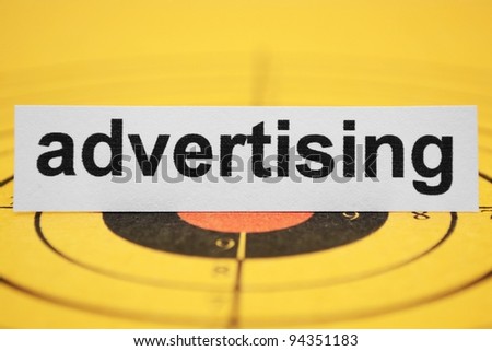 Advertising target