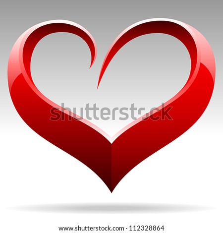 heart shape vector object heart shape vector object