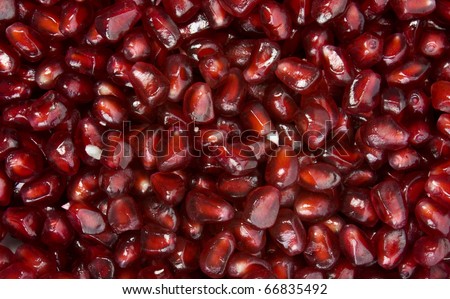Grains of a pomegranate background