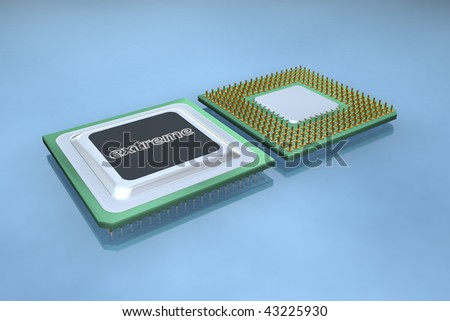 Computer processor of a new generation.
