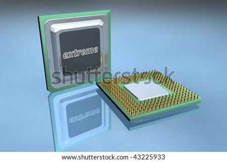 Computer processor of a new generation.