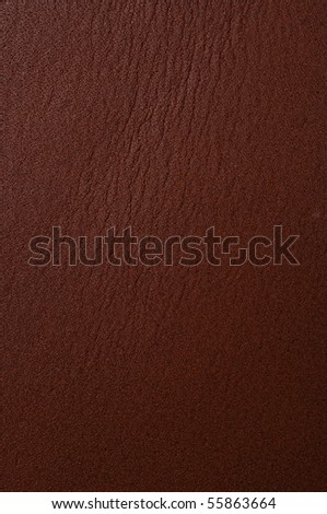 Red grained leather background