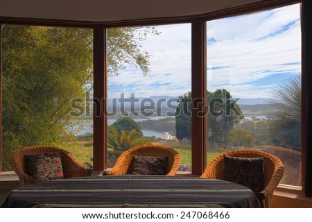 Lounge room interior in a county house. NSW. Australia