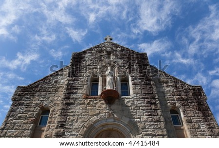 Facade of Our Lady Star of the Sea Watsons Bay Catholic church. Watsons Bay. Australia.