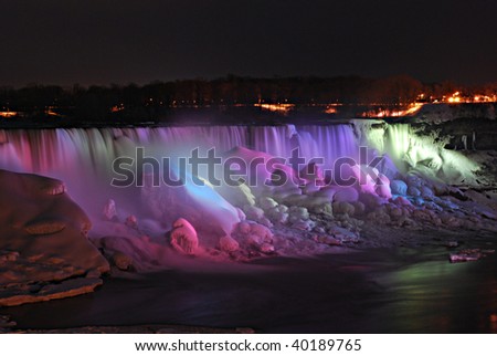 Niagara Falls Rainbow Waterfalls