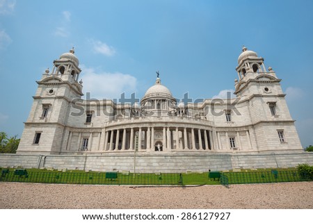 Victoria Memorial in Calcutta - India