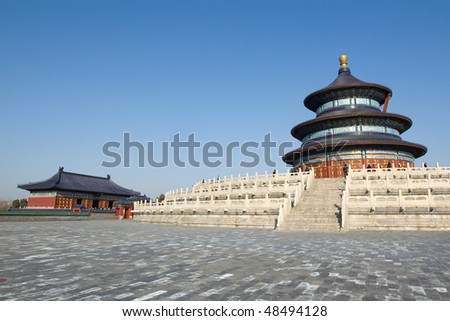 Temple of Heaven: hall of prayer for good harvest and temple