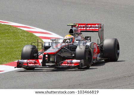 Formula  Teams on Of Mclaren F1 Team Racing At Qualifying Session Of Formula One