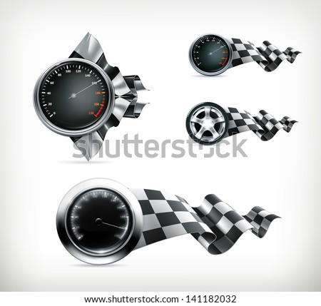 Racing emblems vector Racing emblems vector