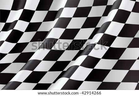 checkered flag logo. stock vector : Checkered Flag,