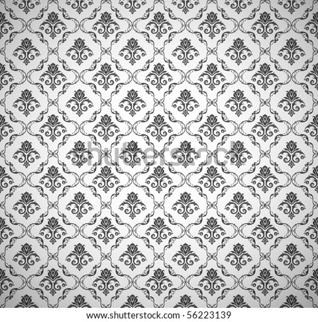 Seamless wallpaper pattern vector Seamless wallpaper pattern vector