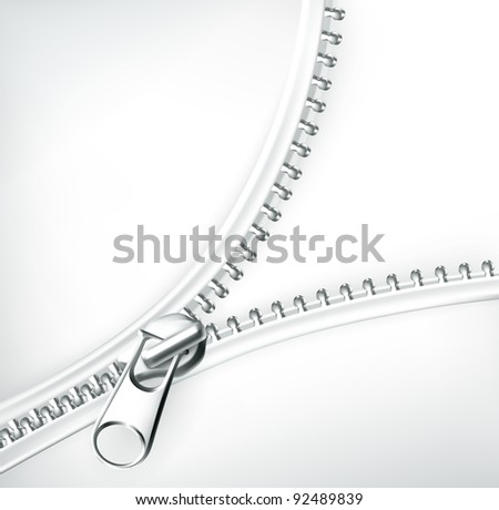 Zipper, White Vector - 92489839 : Shutterstock