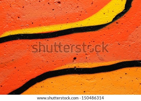 Abstract orange and black colorful texture background
