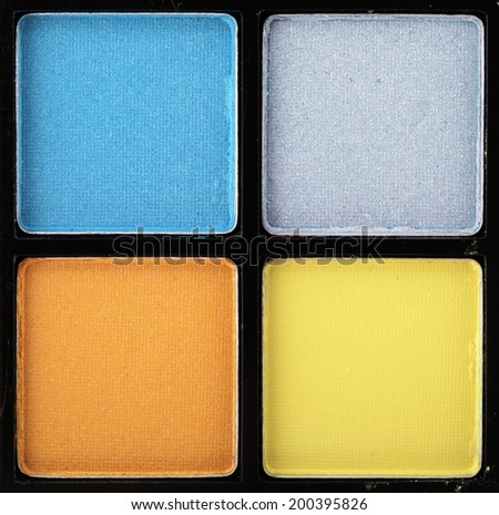Cosmetics colorful eyeshadow pallette