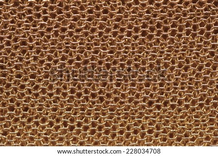 Unusual Abstract luxury golden knitted pattern background texture
