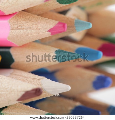 Color pencils background texture