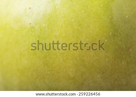 Closeup fresh green apple background texture