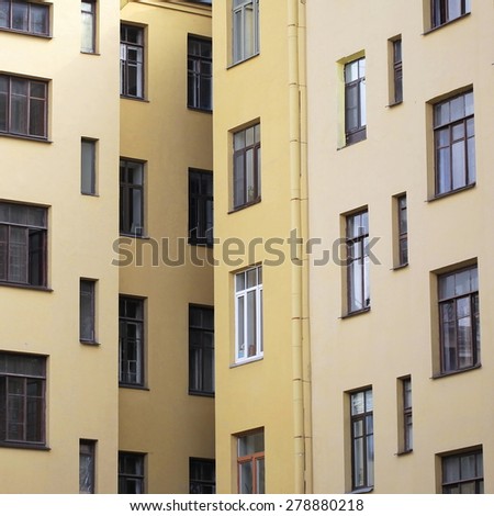unusual abstract apartment building windows texture background