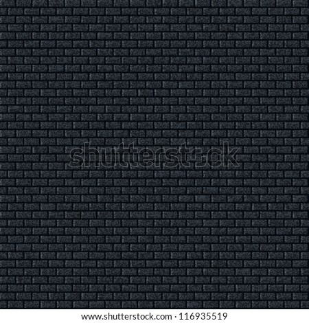 Seamless texture brick wall pattern dark gray background with noise grain effect. Contemporary swatch simple modern style. This clip-art vector illustration web internet design elements saved 10 eps
