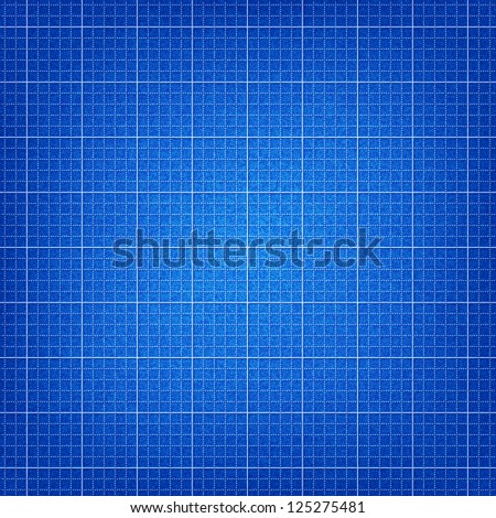 Blueprint background texture seamless pattern with noise effect for planning house. This image for clip-art design element is a bitmap copy of my vector illustrations.