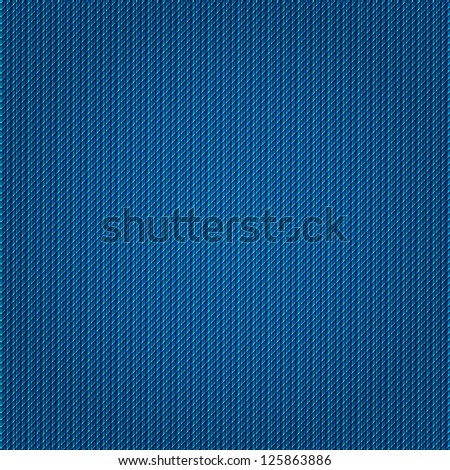 Blue jeans texture backdrop for web site. Realistic striped linen fabric background. Abstract wallpaper with fabric structure.Template size square format. Bitmap copy my vector illustration
