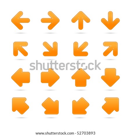 Orange Web Button
