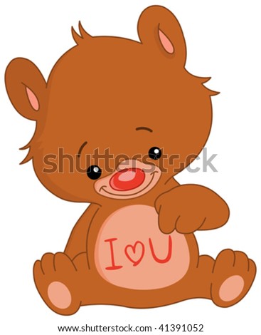 teddy bear cartoon love