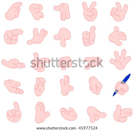 open hand clipart. Hand Pointing Open Hands