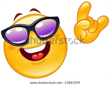 سمايلاااااات ليكم Stock-vector-funky-emoticon-52861049