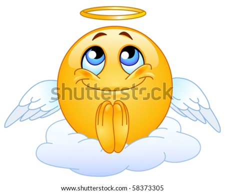 Angel emoticon Angel emoticon
