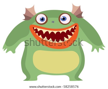 Sea Monster Stock Vector Illustration 58258576 : Shutterstock