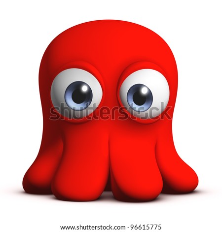 Cute Cartoon Octopuses