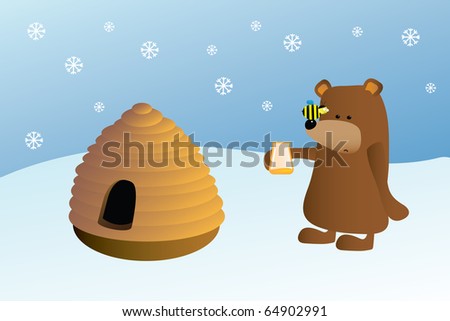 bear beehive