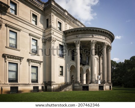 The Vanderbilt Mansion National Historic Site in Hyde Park, New York.