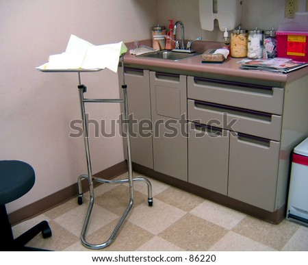 Work station in doctor\'s office