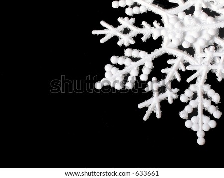 white snowflake background. stock photo : White snowflake