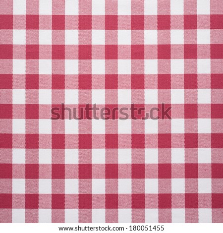 Red and white tablecloth background