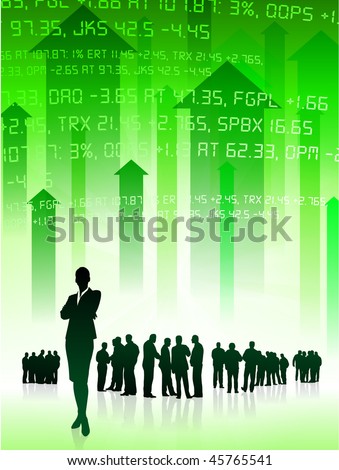 stock-vector-business-team-on-green-stock-market-background-original-vector-illustration-45765541.jpg