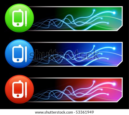 cell phone icon. stock vector : Cell Phone Icon