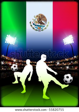 mexico soccer team logo. stock vector : Mexico Soccer