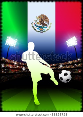 mexico soccer logo. stock vector : Mexico Soccer