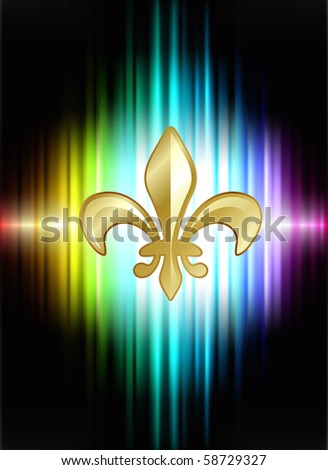 fleur de lis wallpaper. stock vector : Fleur De Lis on