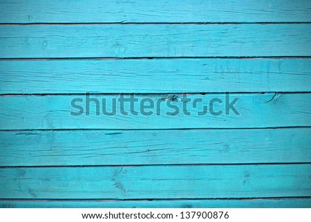 texture of blue wood planks
