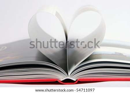 heart of book sheet
