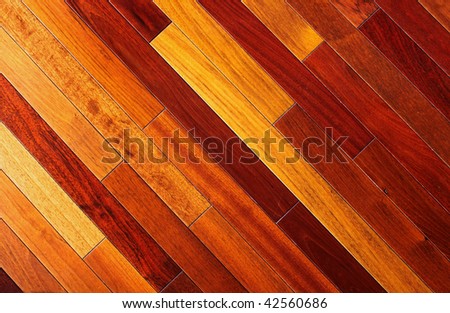 Texture background of exotic wooden floor