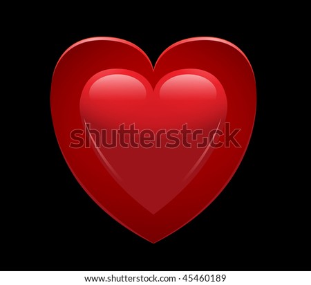 black love heart pictures. stock vector : Love heart,