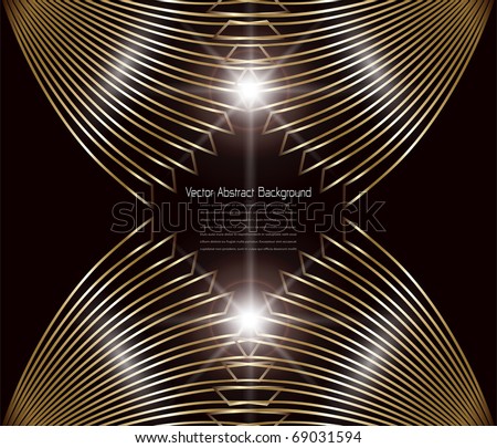 Abstract Background Gold Lines Glitter, Vector. - 69031594 : Shutterstock