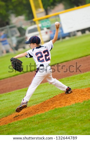 Baseball pitcher on the mound.