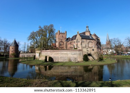 Castle Huis Bergh in \'s-Heerenberg is one of the largest castles in the Netherlands.