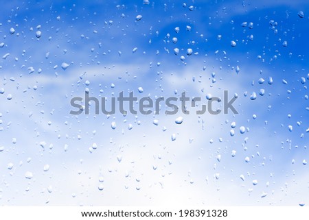 Rainsdrops on a window